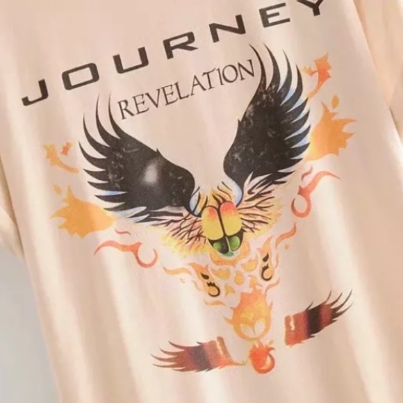 Journey Revelation band graphic black tee dress - Picture 14 of 15